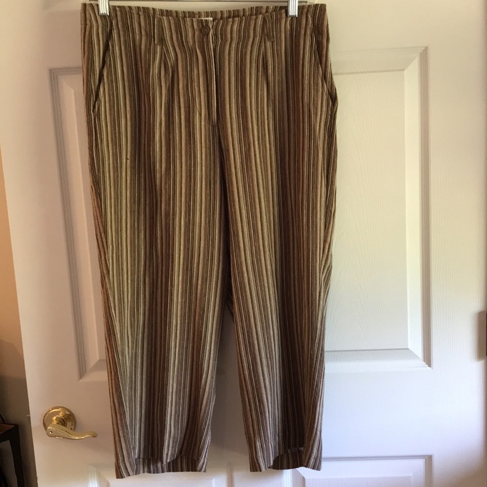 Christopher Banks linen blend wide leg